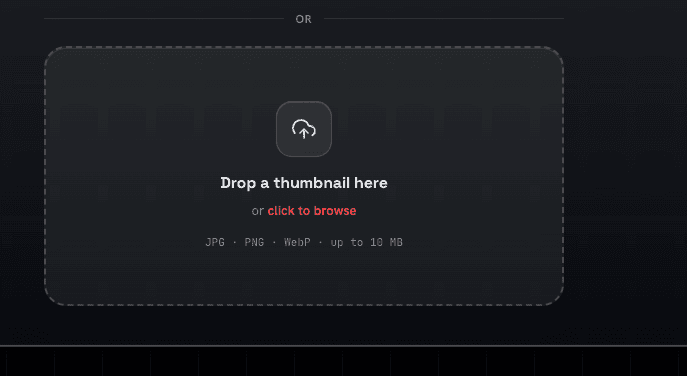 Similar Thumbnails search by image upload